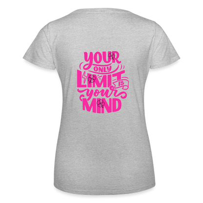Frauen-T-Shirt von Fruit of the Loom - Grau meliert