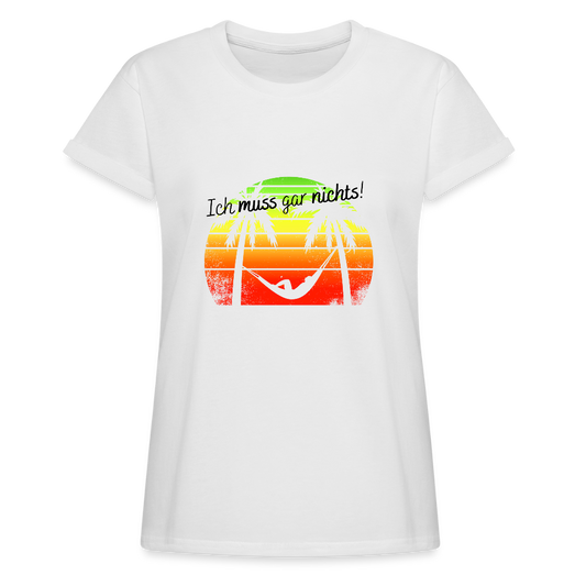 Frauen Oversize T-Shirt - Weiß
