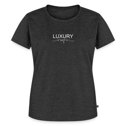 Frauen Premium T-Shirt - Anthrazit meliert