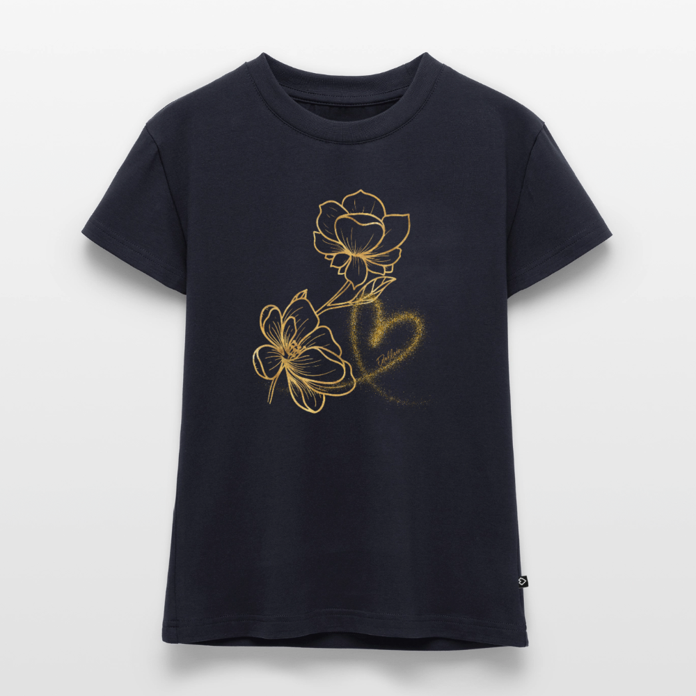 SLIM FIT Frauen Organic T-Shirt - Navy