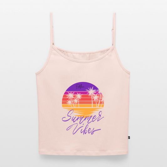 Frauen Spaghetti Tank Top - Puderrosa