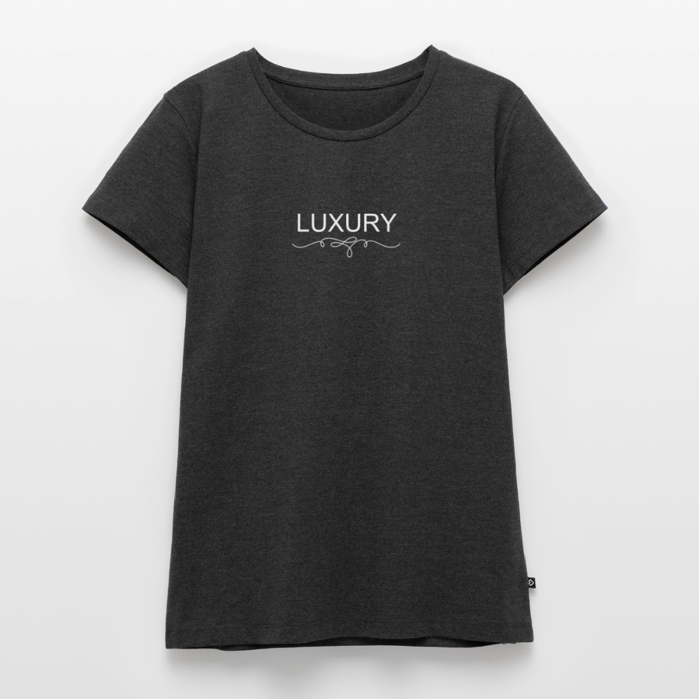 Frauen Premium T-Shirt - Anthrazit meliert