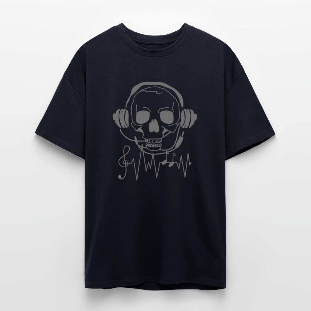 Oversized Heavyweight Unisex T-Shirt - French Navy