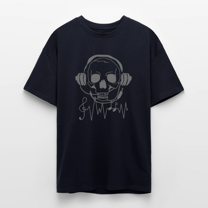 Oversized Heavyweight Unisex T-Shirt - French Navy