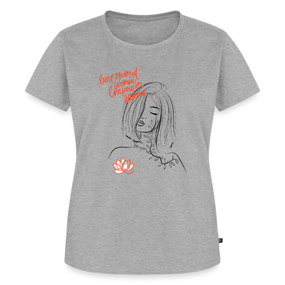 Frauen Premium T-Shirt - Grau meliert