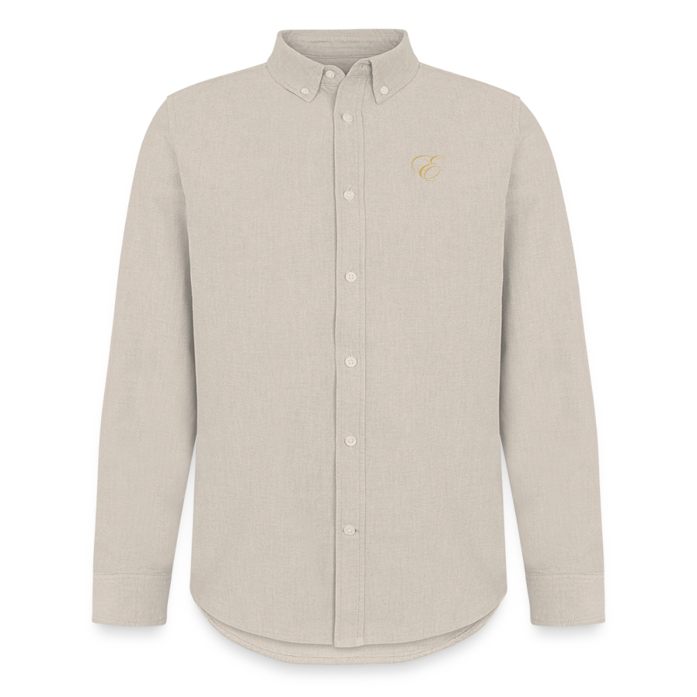 Männer Oxford Hemd - Beige