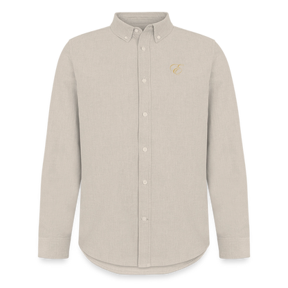Männer Oxford Hemd - Beige