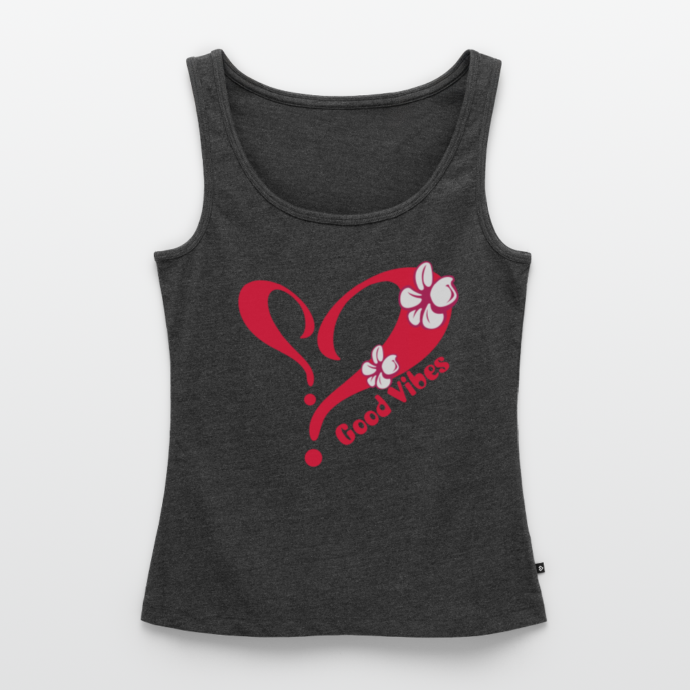 Frauen Premium Tank Top - Anthrazit meliert