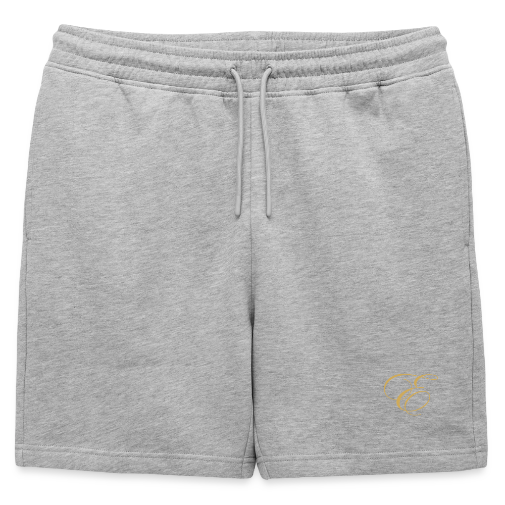 Männer Premium Organic Sweatshorts - Grau meliert