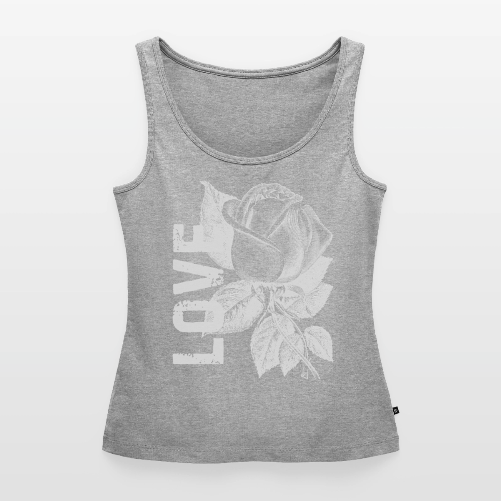 Frauen Premium Tank Top - Grau meliert