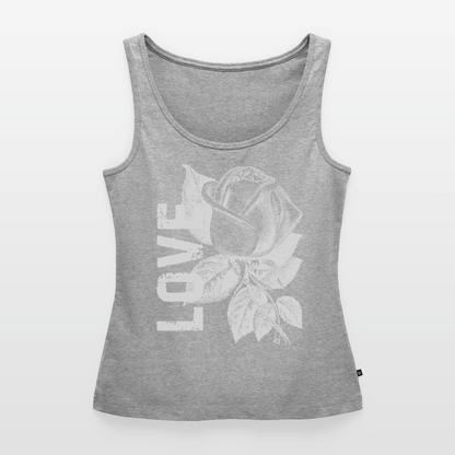 Frauen Premium Tank Top - Grau meliert