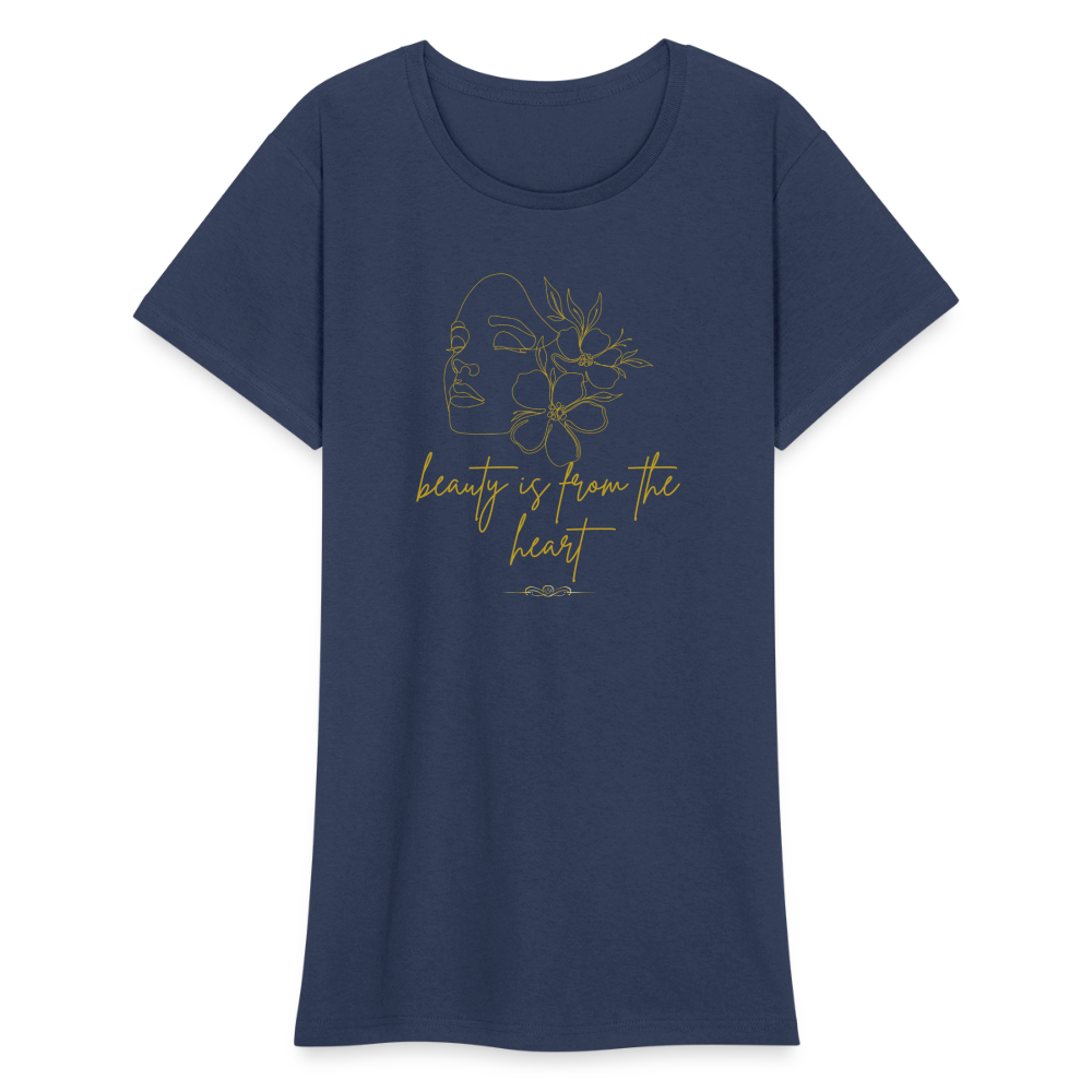 Frauen Heavy T-Shirt - Navy