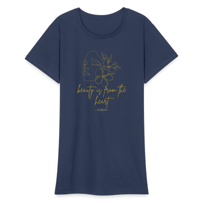 Frauen Heavy T-Shirt - Navy