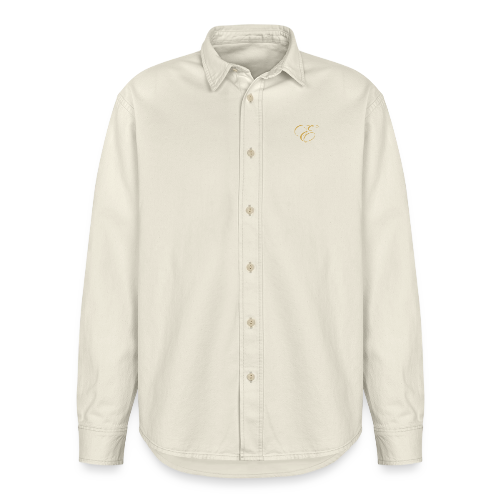 Relaxed Fit Unisex Organic Hemd - Natur
