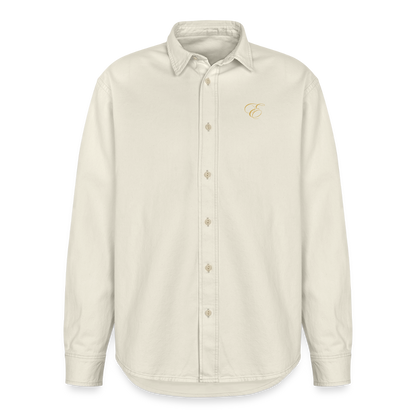 Relaxed Fit Unisex Organic Hemd - Natur