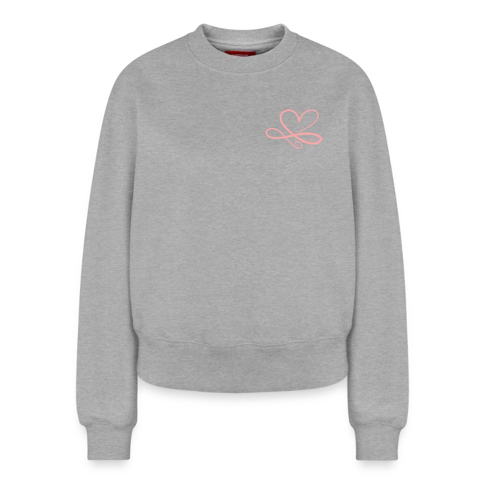 Relaxed Frauen Organic Sweatshirt - Grau meliert
