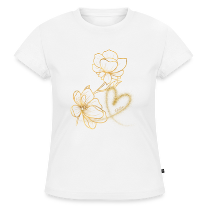 SLIM FIT Frauen Organic T-Shirt - Weiß