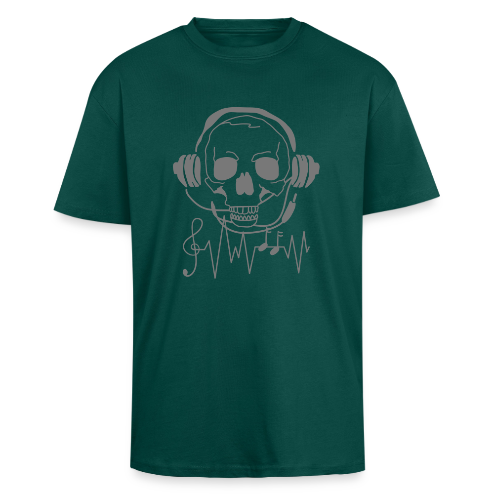 Oversized Heavyweight Unisex T-Shirt - hunter Green