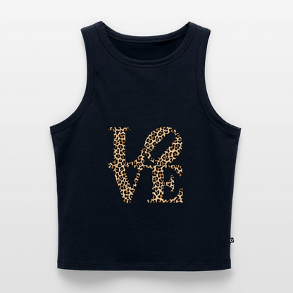 Frauen Cropped Tank Top - Navy