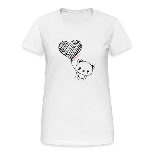 Frauen Gildan Heavy T-Shirt - Weiß