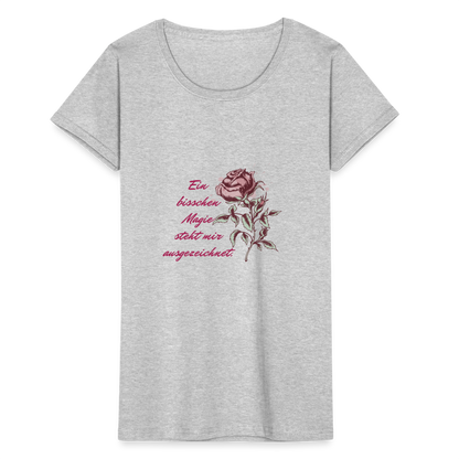 Damen T-shirt - Grau meliert