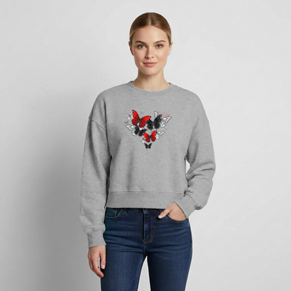 Relaxed Frauen Organic Sweatshirt - Grau meliert