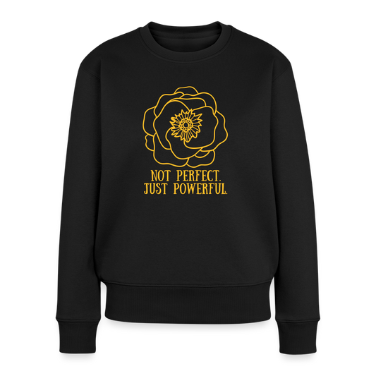 Frauen Premium Pullover - Schwarz