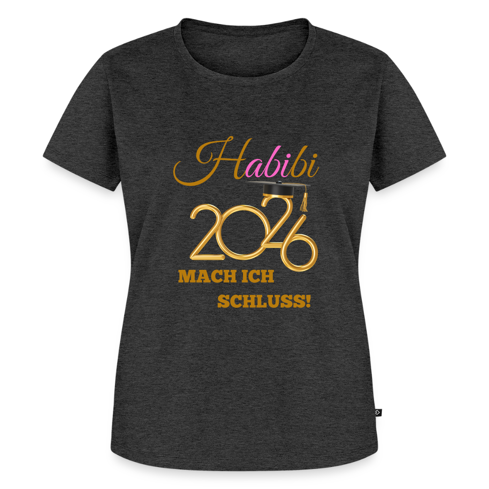 Frauen Premium T-Shirt - Anthrazit meliert