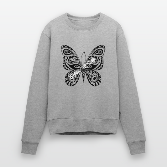 Frauen Premium Pullover - Grau meliert