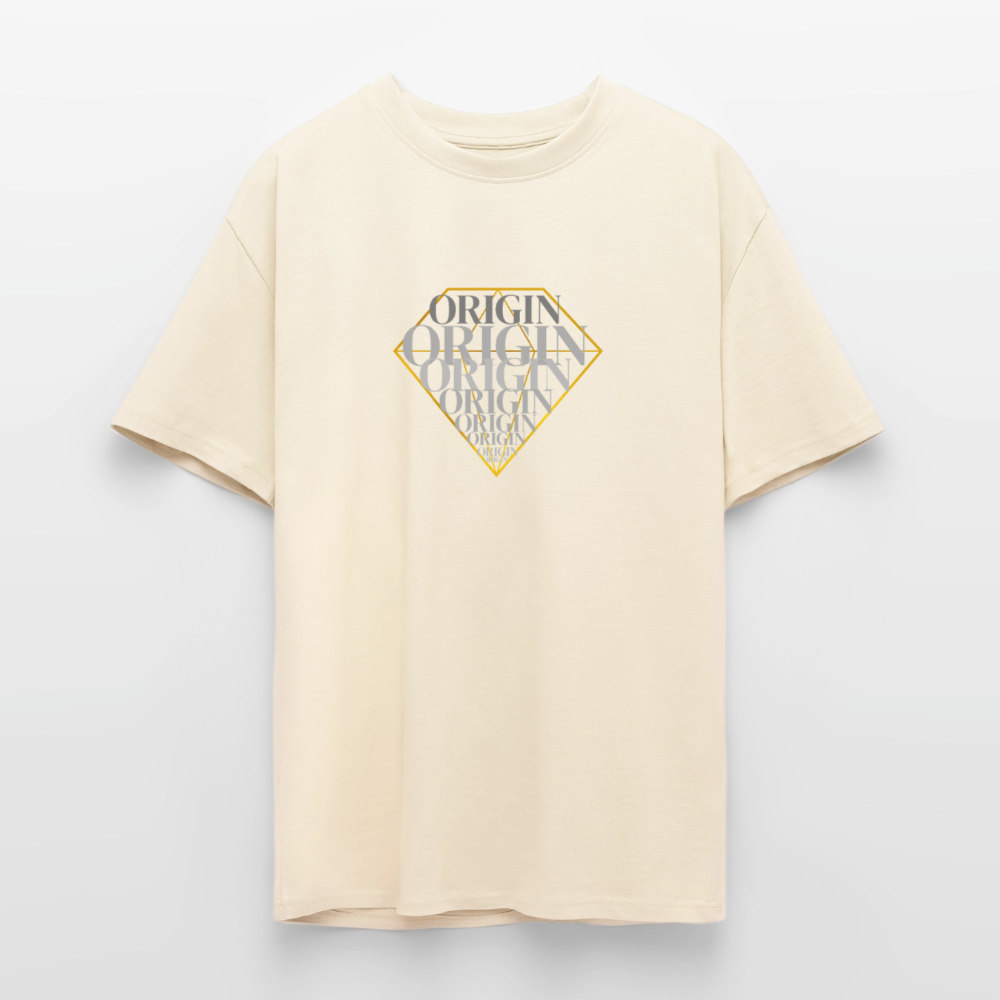 Oversized Heavyweight Unisex T-Shirt - Creme
