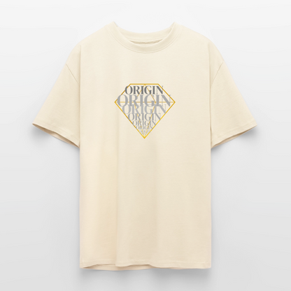 Oversized Heavyweight Unisex T-Shirt - Creme