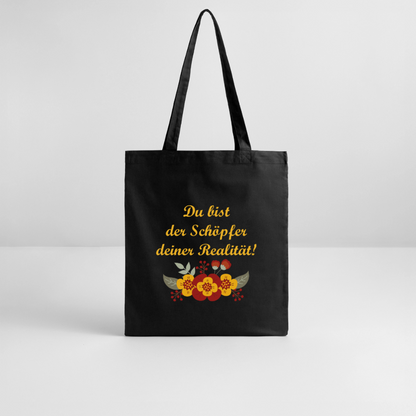 Stanley/Stella Bio-Stoffbeutel - Schwarz