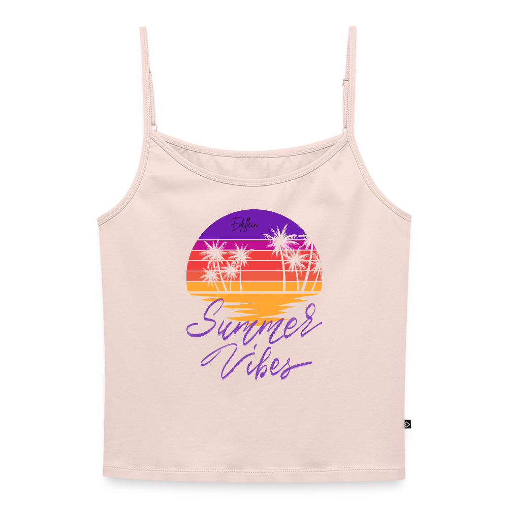 Frauen Spaghetti Tank Top - Puderrosa