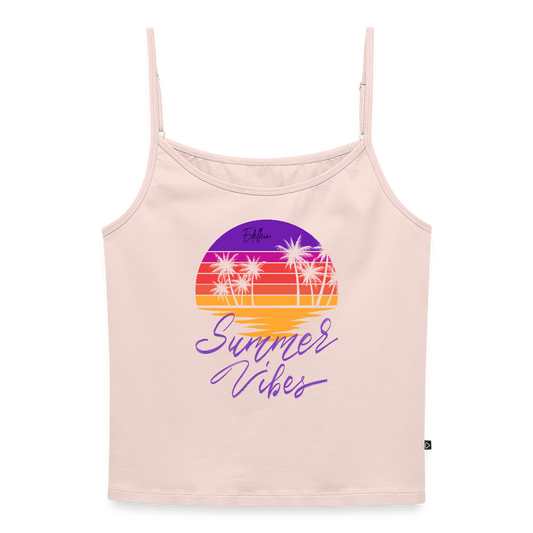 Frauen Spaghetti Tank Top - Puderrosa
