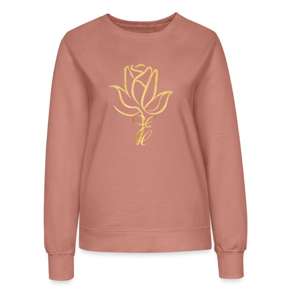 Frauen Sweatshirt - Altrosa