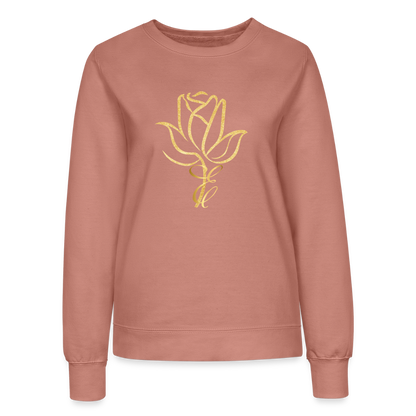 Frauen Sweatshirt - Altrosa