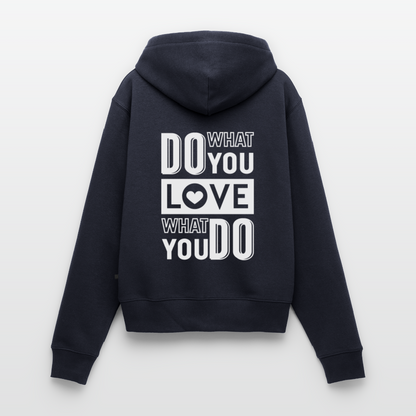 Frauen Premium Kapuzenjacke - Navy