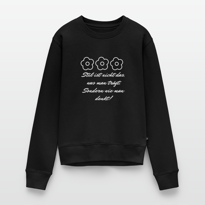 Frauen Premium Pullover - Schwarz