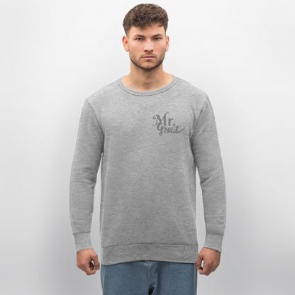 Unisex Bio-Sweatshirt ROLLER - Grau meliert