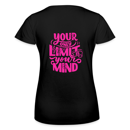 Frauen-T-Shirt von Fruit of the Loom - Schwarz