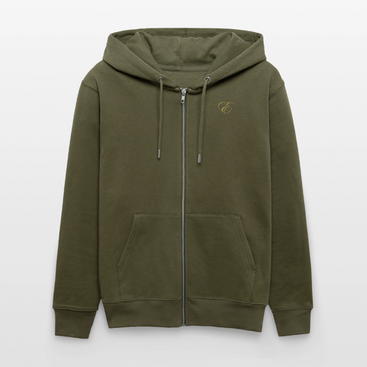 Unisex Bio-Kapuzenjacke CULTIVATOR - Khaki