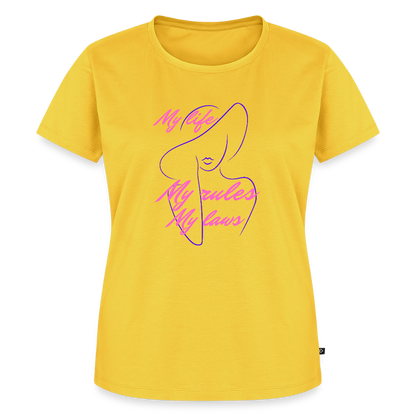 Frauen Premium T-Shirt - Gelb