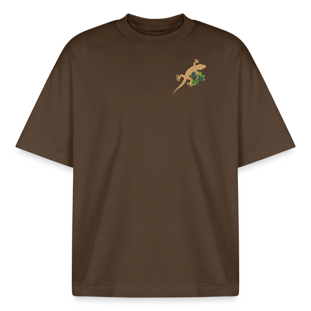 Boxy Heavyweight Unisex Organic T-Shirt - Dunkelbraun
