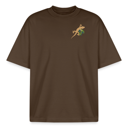 Boxy Heavyweight Unisex Organic T-Shirt - Dunkelbraun