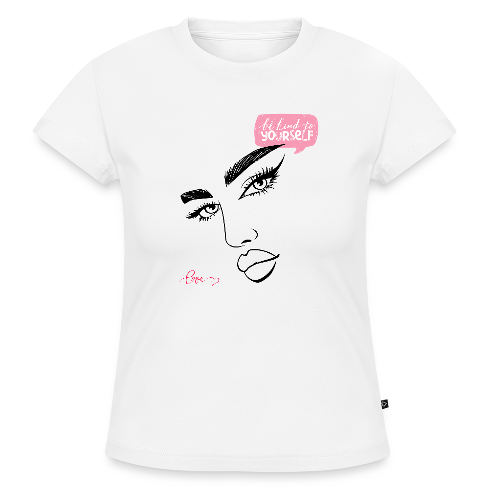 SLIM FIT Frauen Organic T-Shirt - Weiß