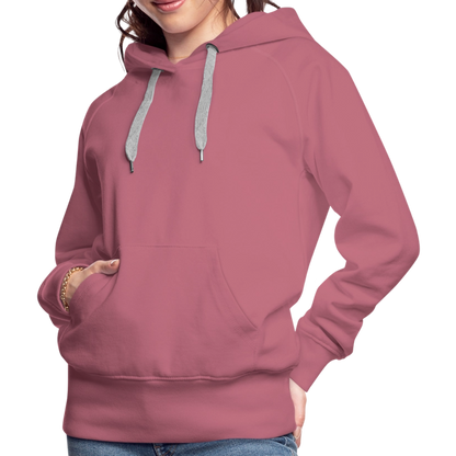 Frauen Premium Hoodie - Malve