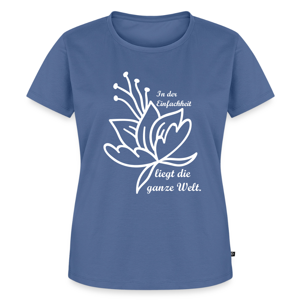 Frauen Premium T-Shirt - Taubenblau