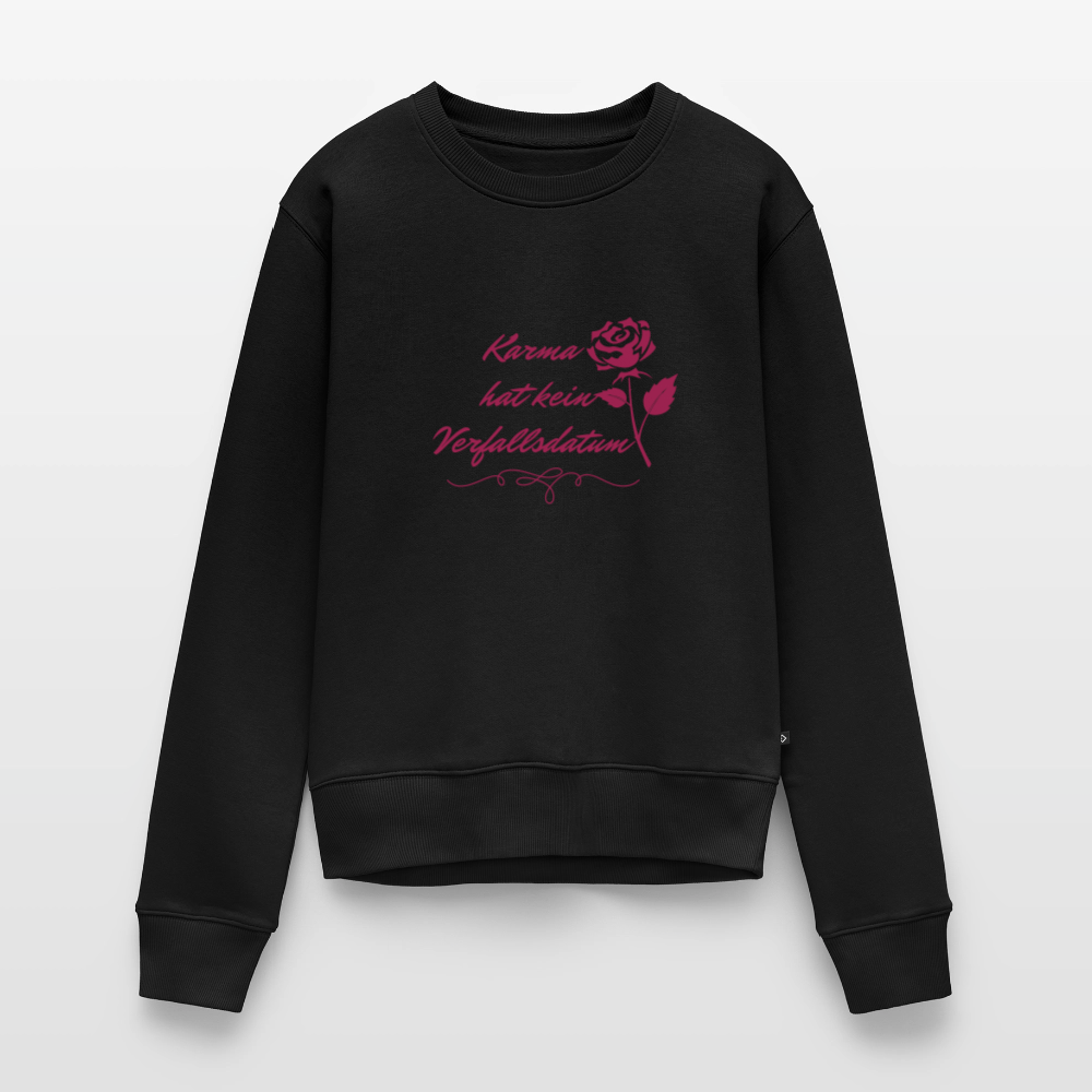 Frauen Premium Pullover - Schwarz