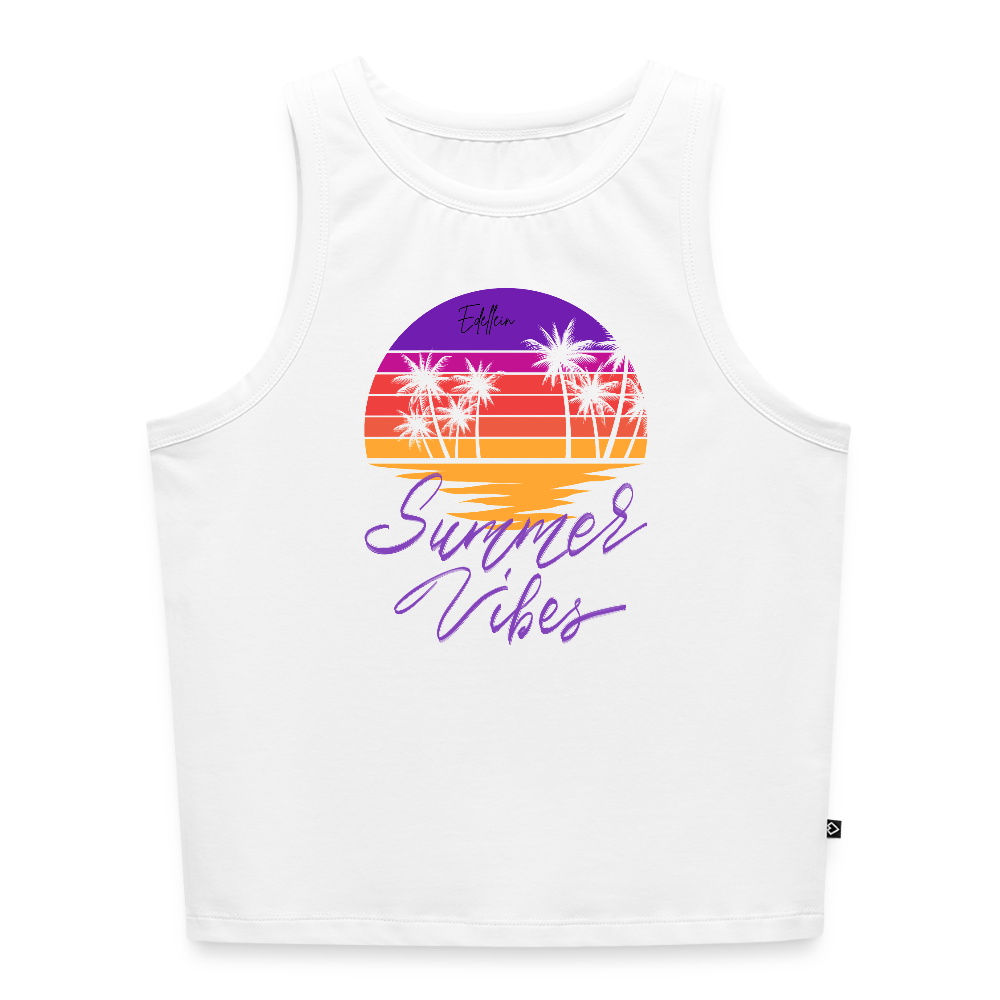 Frauen Cropped Tank Top - Weiß