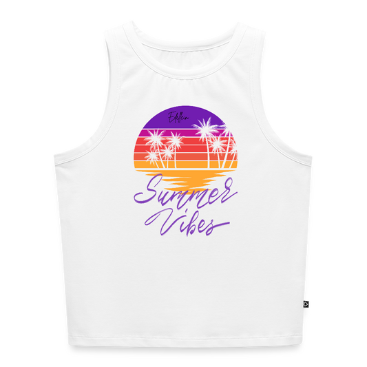 Frauen Cropped Tank Top - Weiß